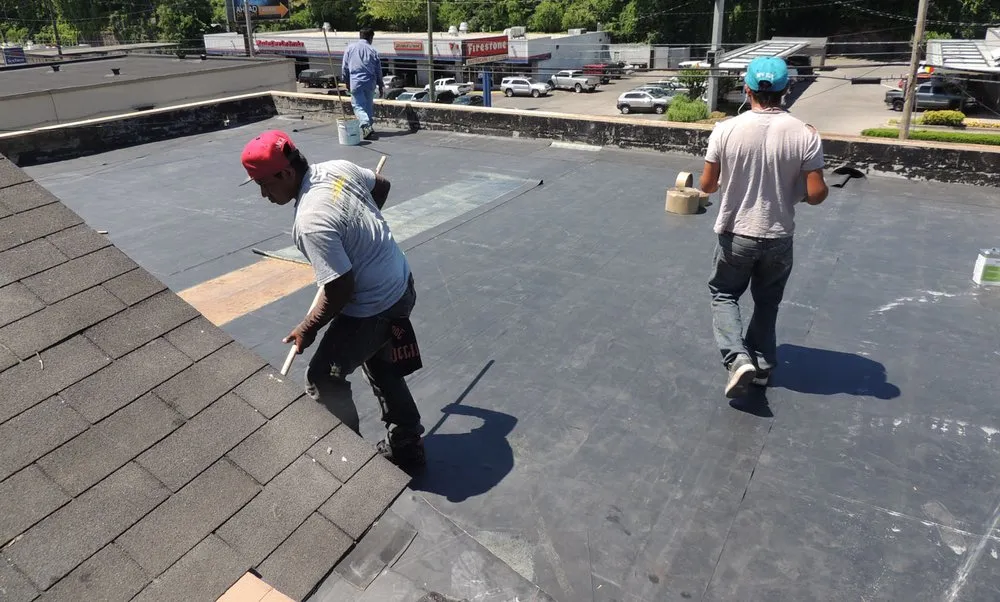 Slide of Milliken's Roofing