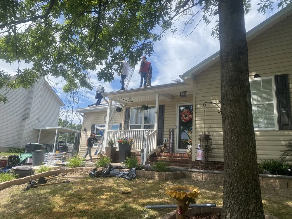 Local metal roofing installation after storm damage in Thornburg, VA by Mills Roofing