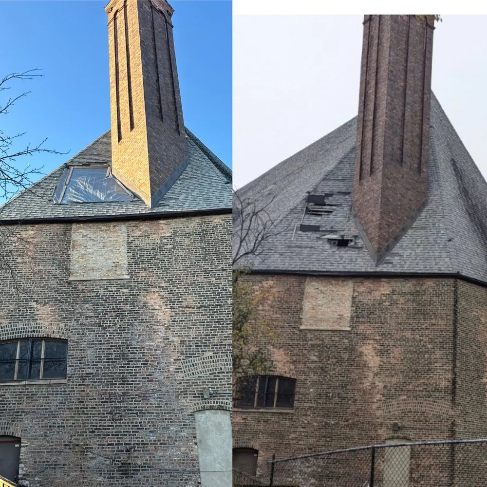 Slide of Milwaukee roofing