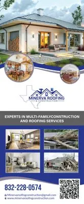 Minerva Roofing & Construction Logo