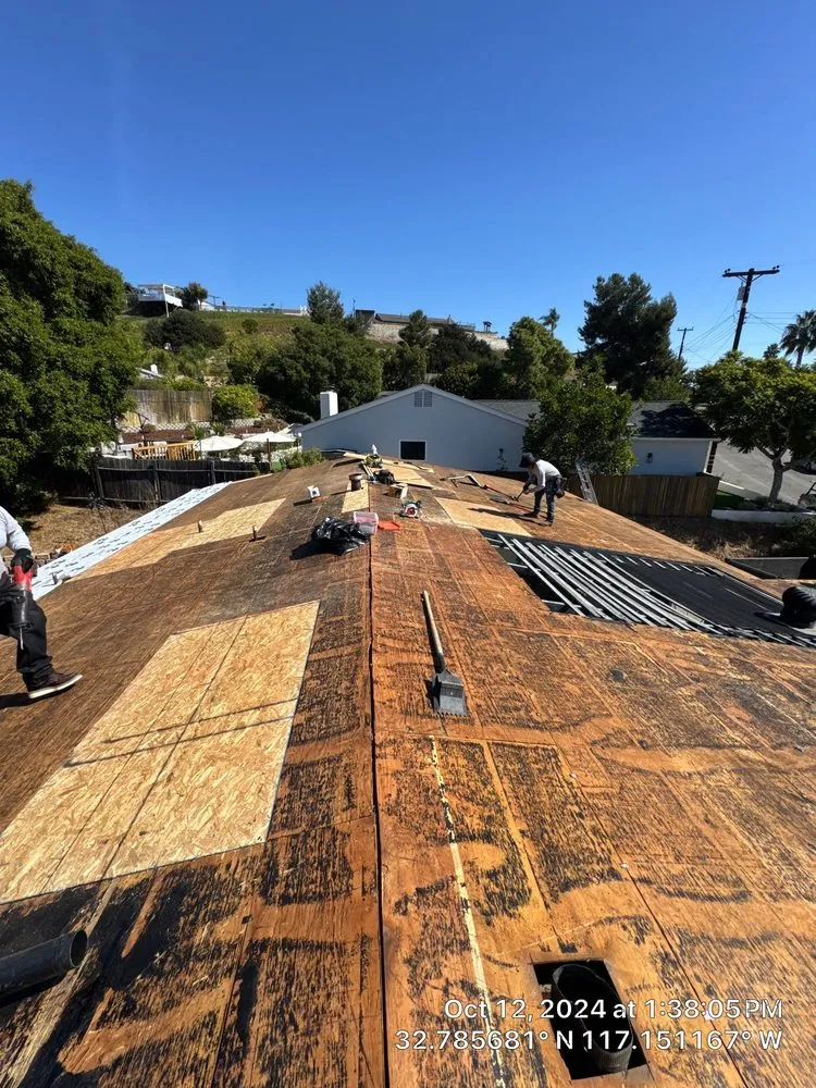 Slide of Mister Roofing