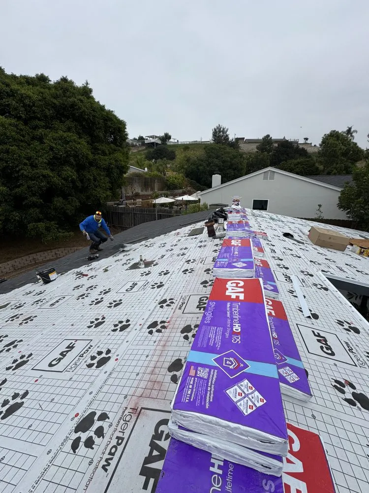 Slide of Mister Roofing