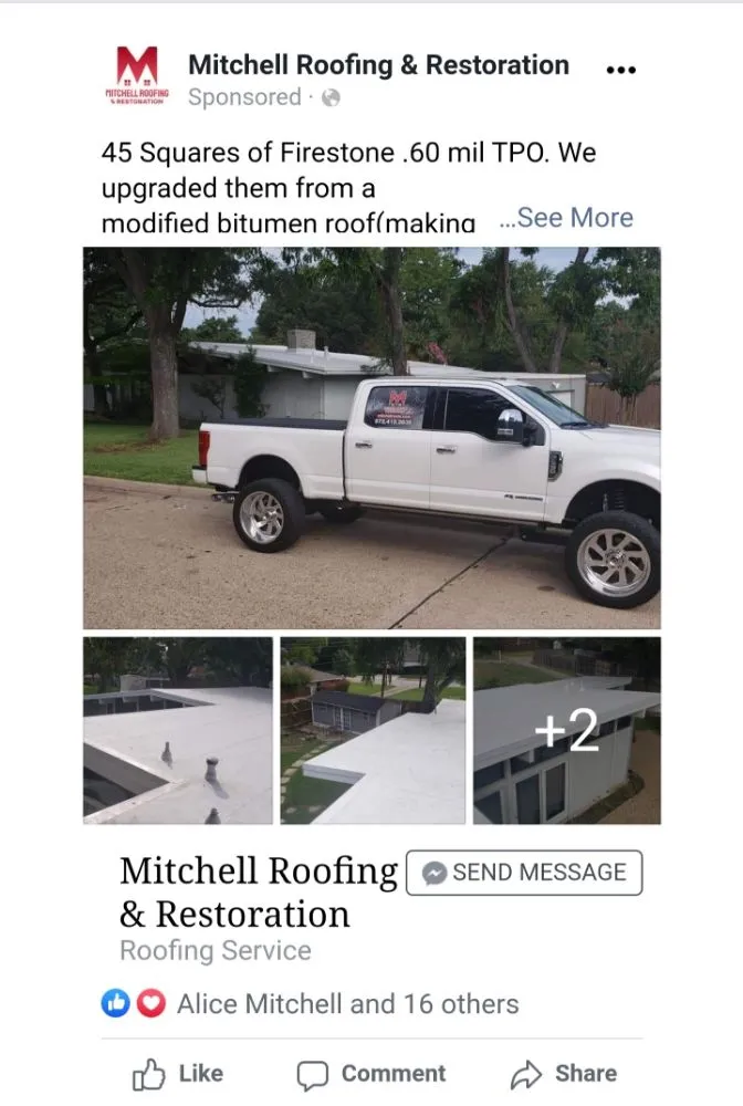Slide of Mitchell Roofing & Restoration