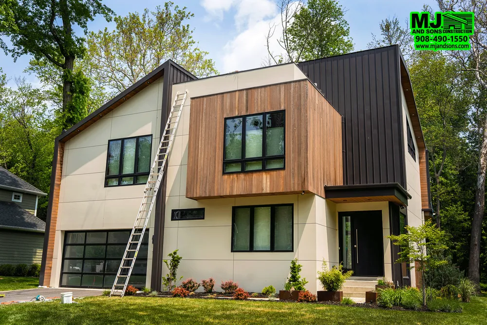 Slide of MJ and Sons Construction