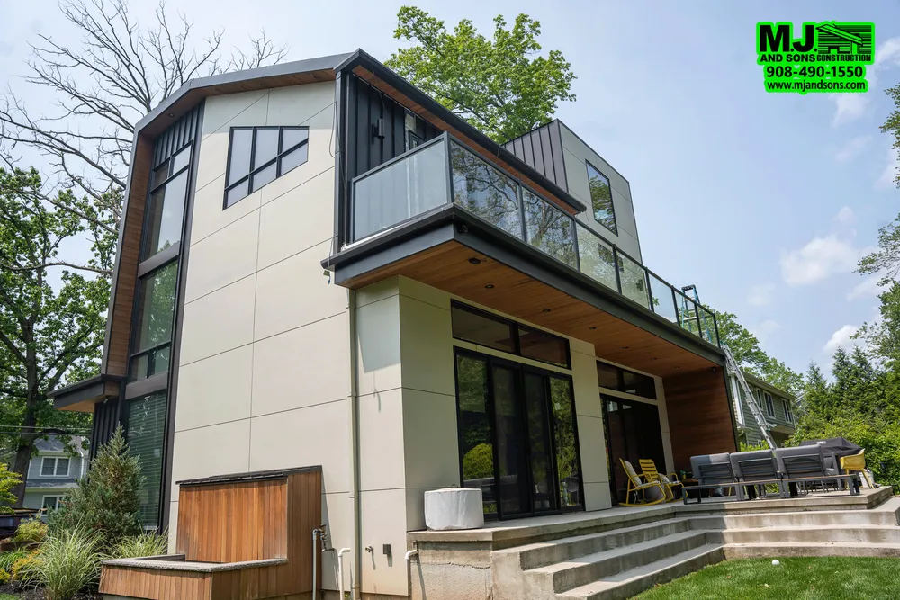 Slide of MJ and Sons Construction