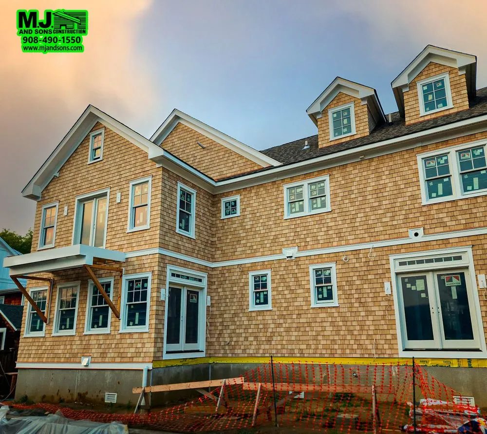 Slide of MJ and Sons Construction