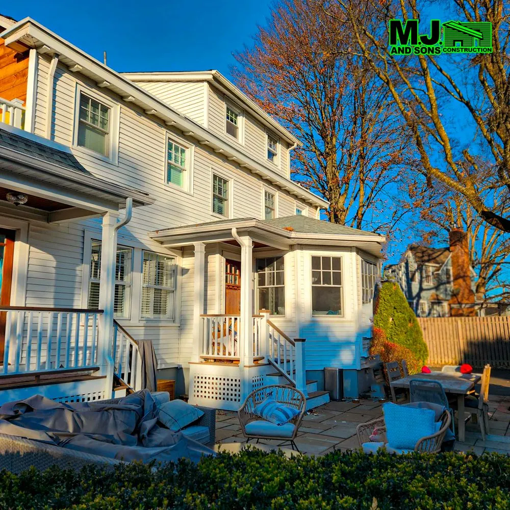 Slide of MJ and Sons Construction