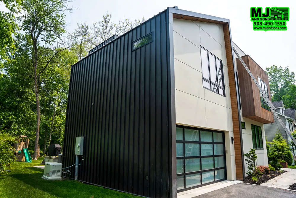 Slide of MJ and Sons Construction