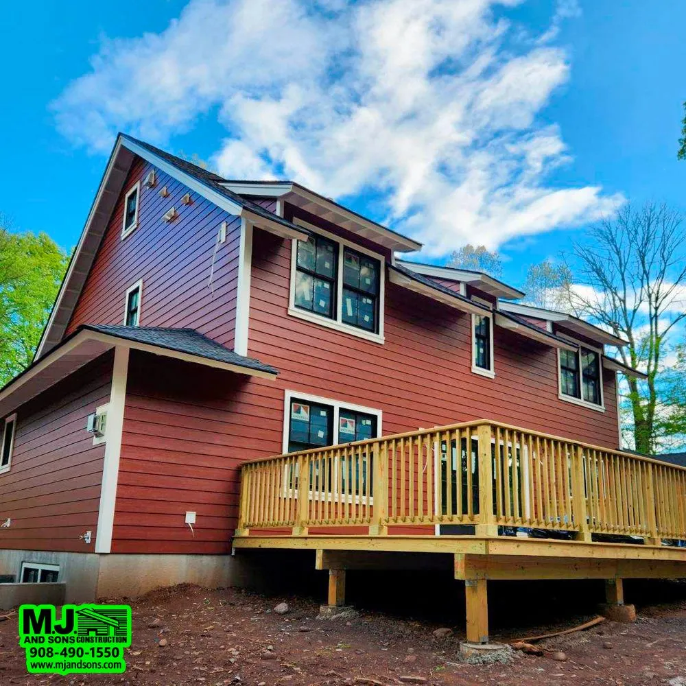 Slide of MJ and Sons Construction