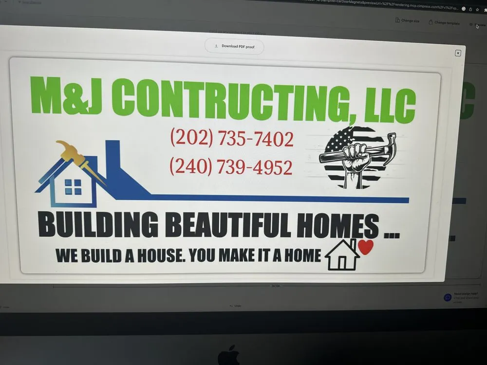 Slide of M&J Constructing