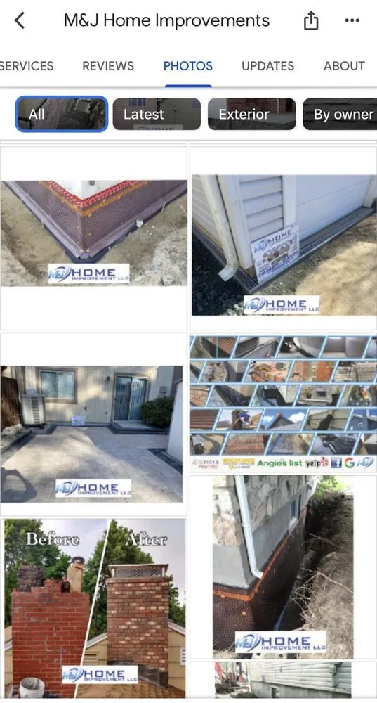 Slide of M&J Home Improvement