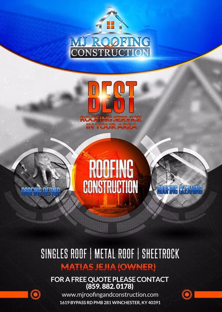 Slide of MJ Roofing and Construction