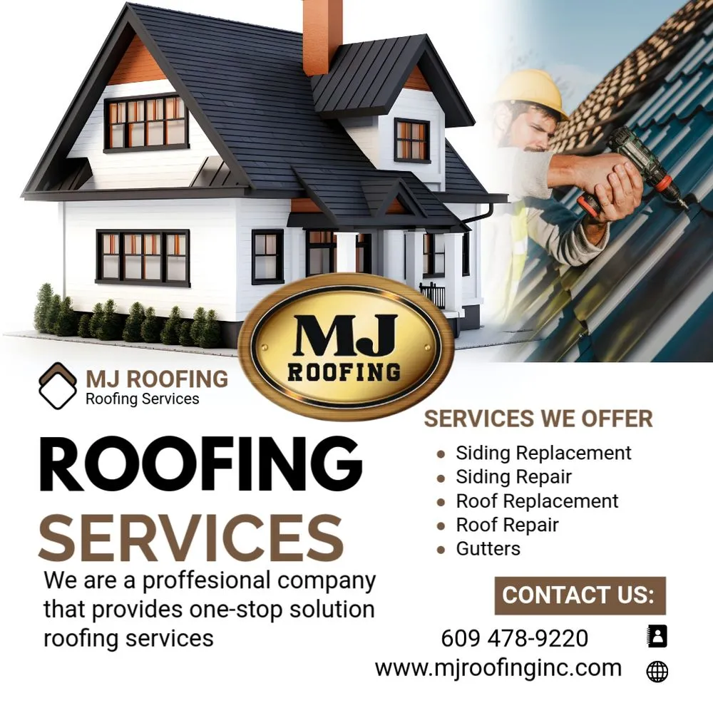 Local roof repair in Hamilton Township, NJ by MJ Roofing