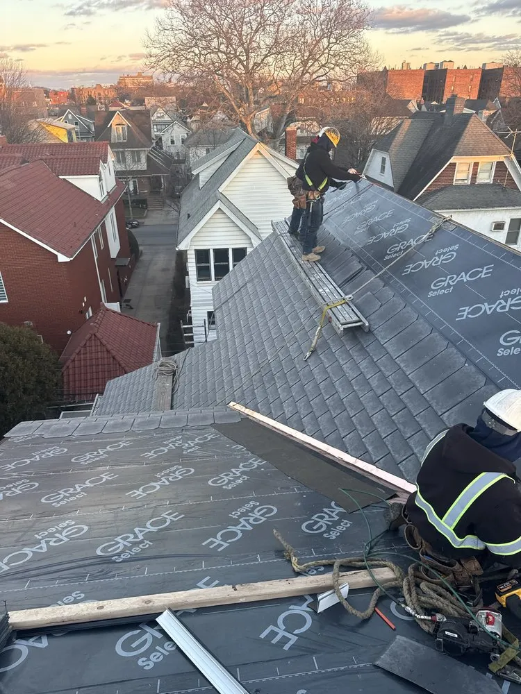 Slide of MLM Construction Roofing