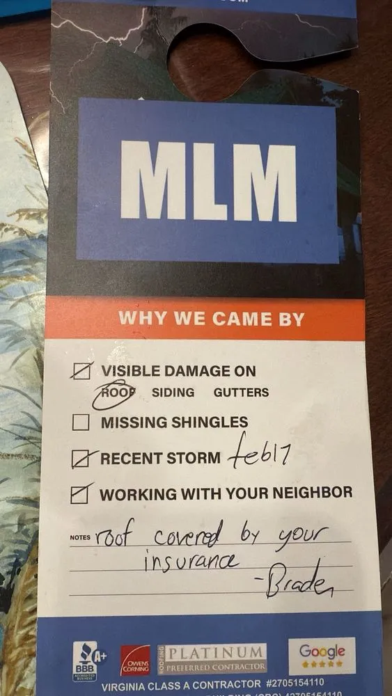 Slide of MLM Home Improvement