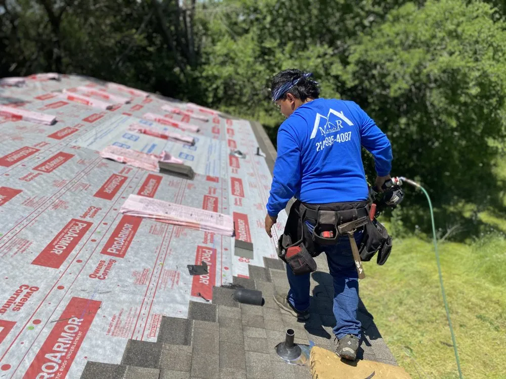 Slide of MLR Roofing Company