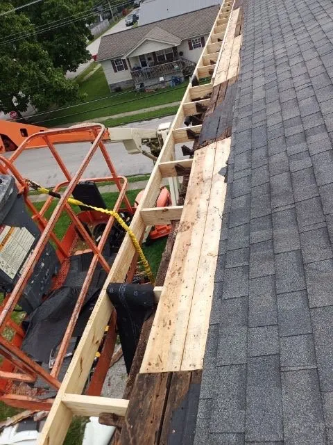 Emergency roof inspection in Sadieville, KY by M&M Gutter Services