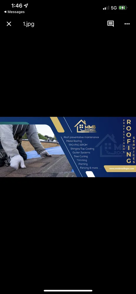 Slide of MMB Roofing
