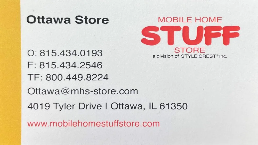 Slide of Mobile Home Stuff Store