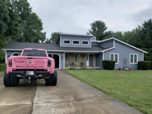 Slide of Mobley’s Roofing