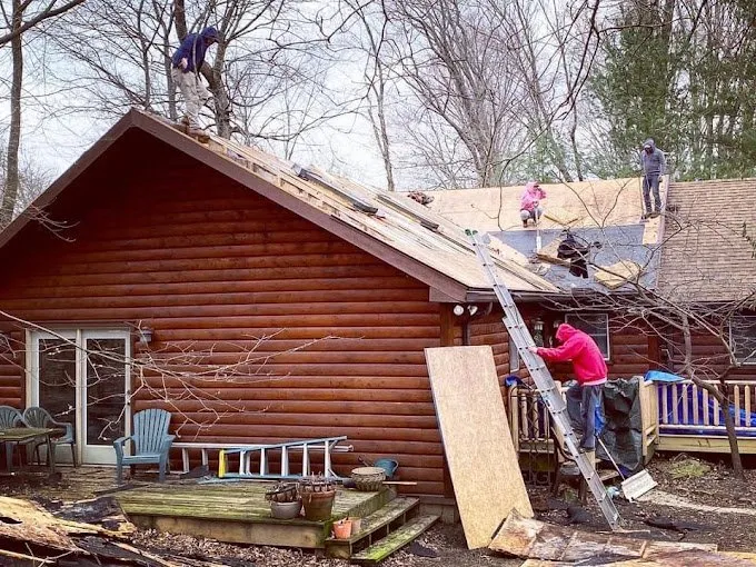 Slide of Mobley’s Roofing
