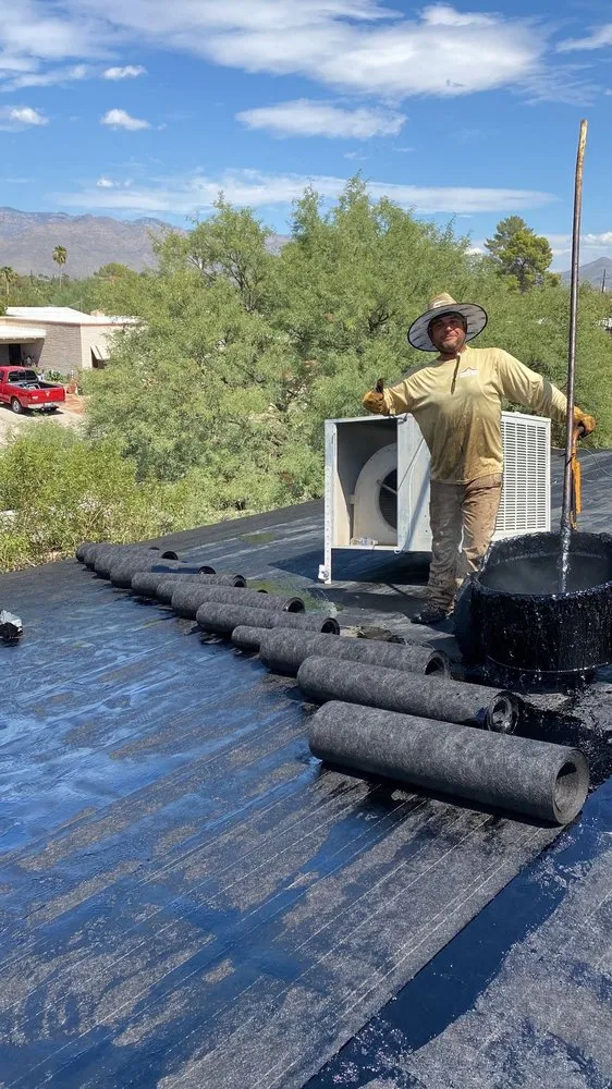 Slide of Modern Desert Roofing