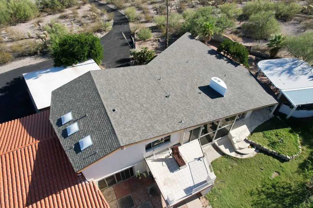 Slide of Modern Desert Roofing