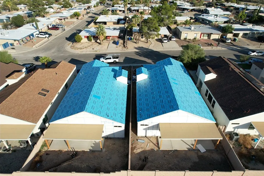 Slide of Modern Desert Roofing