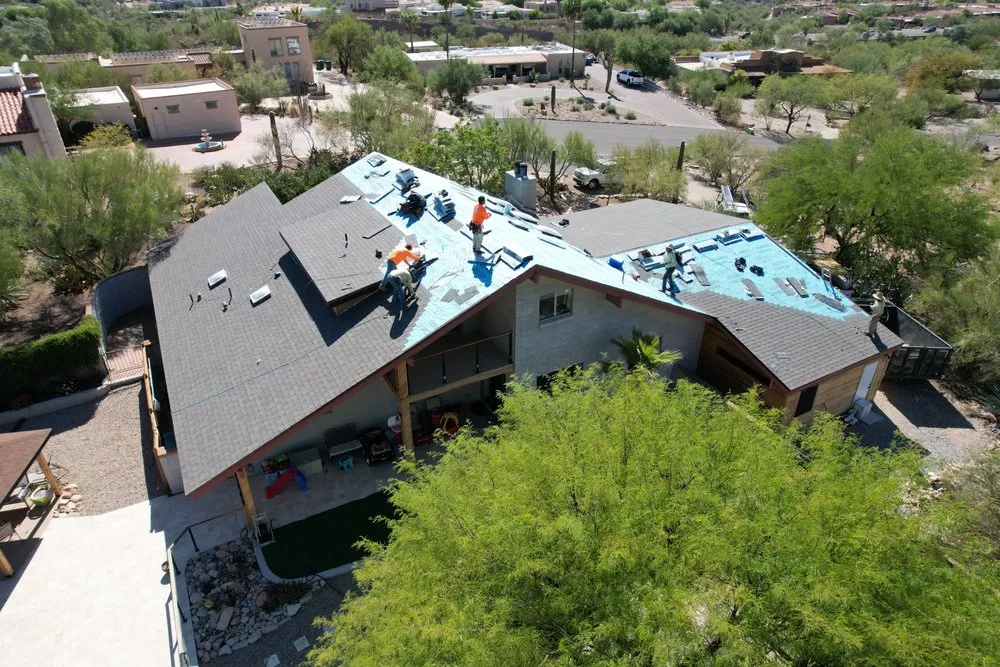 Slide of Modern Desert Roofing
