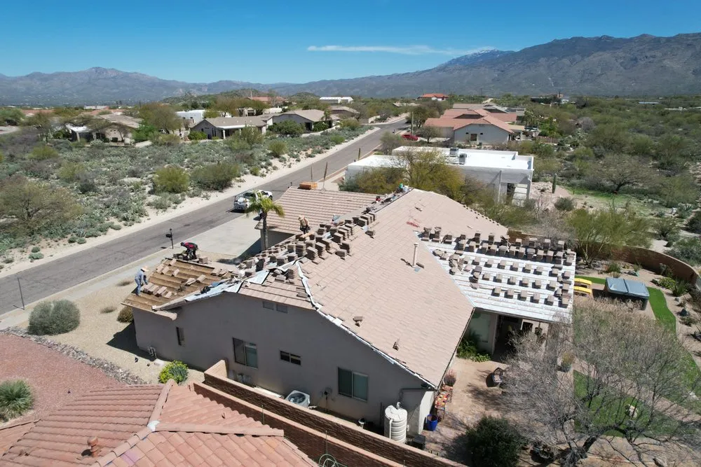 Slide of Modern Desert Roofing