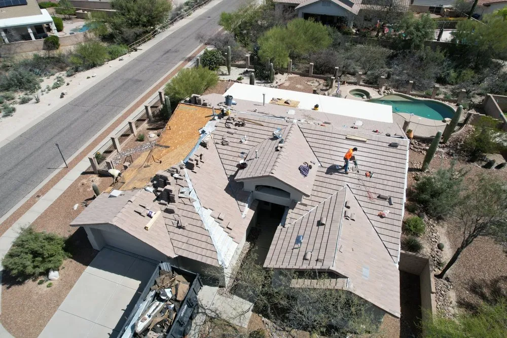 Slide of Modern Desert Roofing