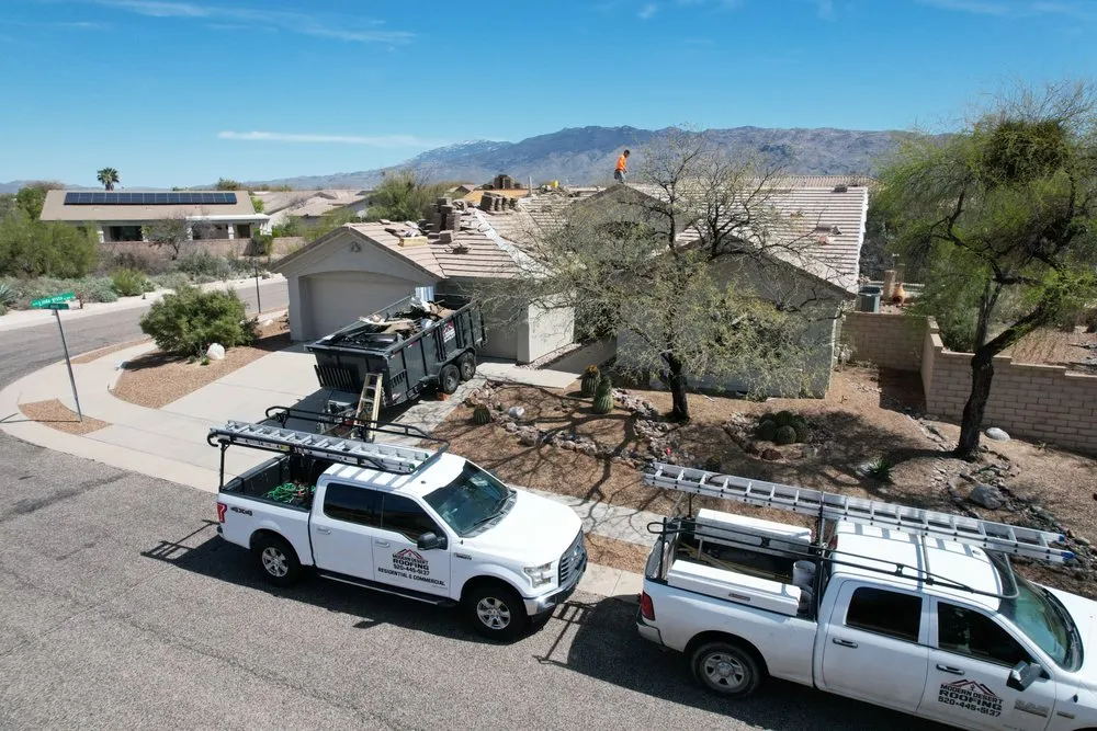 Slide of Modern Desert Roofing