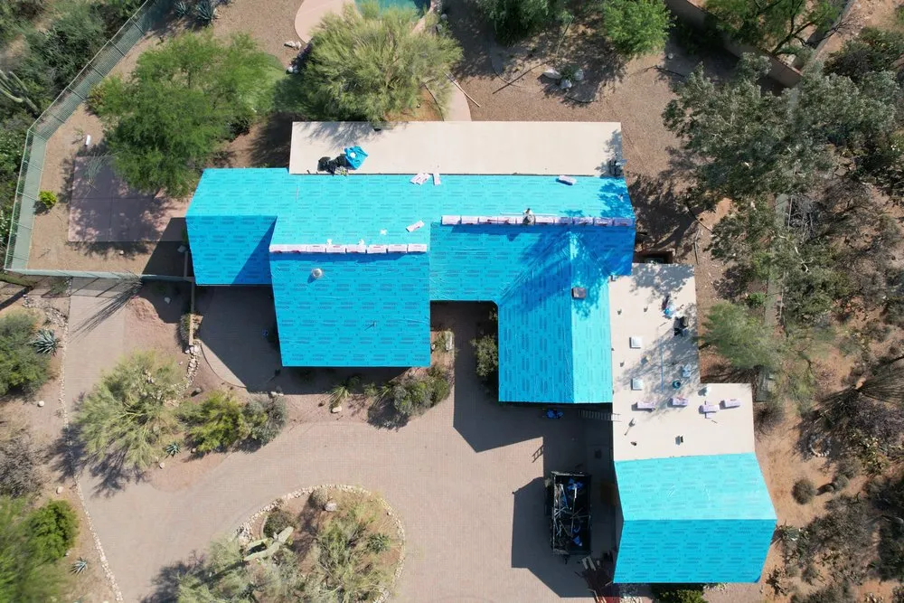 Slide of Modern Desert Roofing
