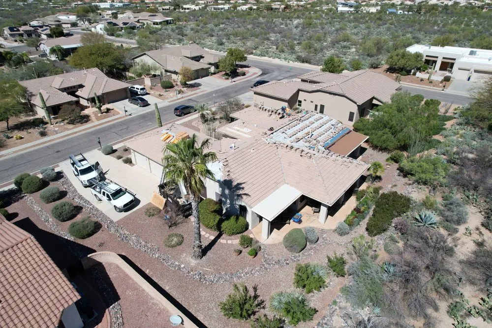 Slide of Modern Desert Roofing