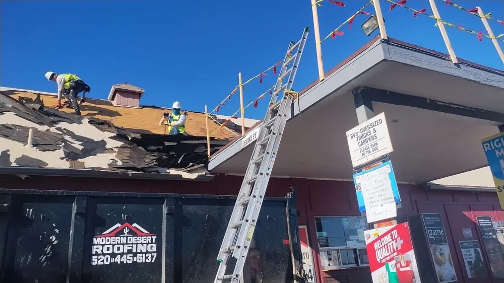 Slide of Modern Desert Roofing
