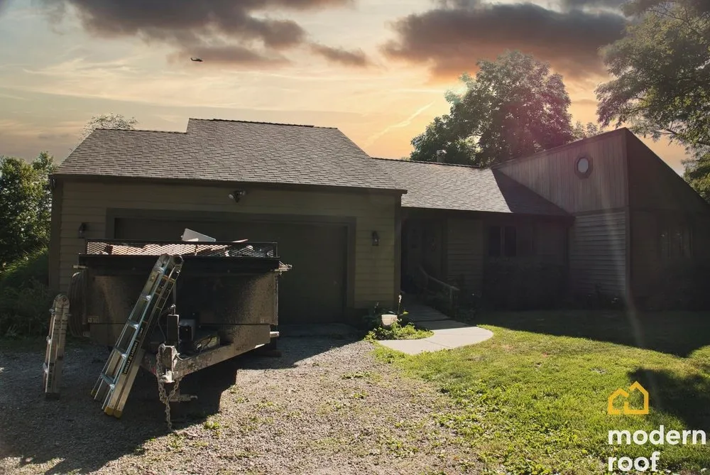 Slide of Modern Roof