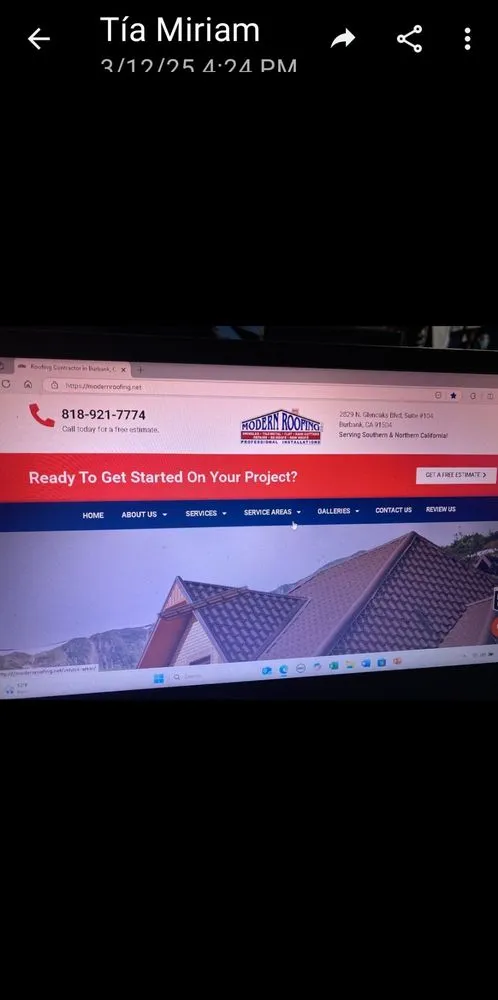 Slide of Modern Roofing