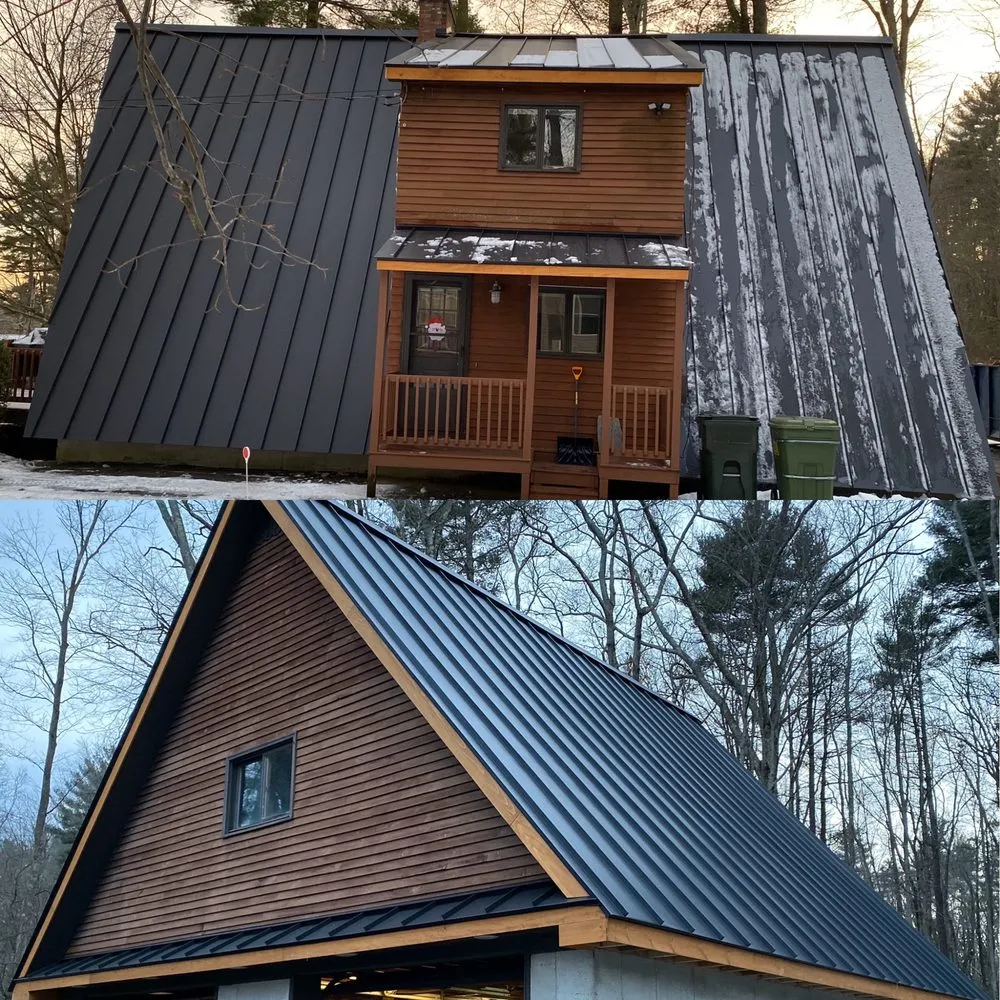 Slide of Modern Standard Seam Metal Roofing