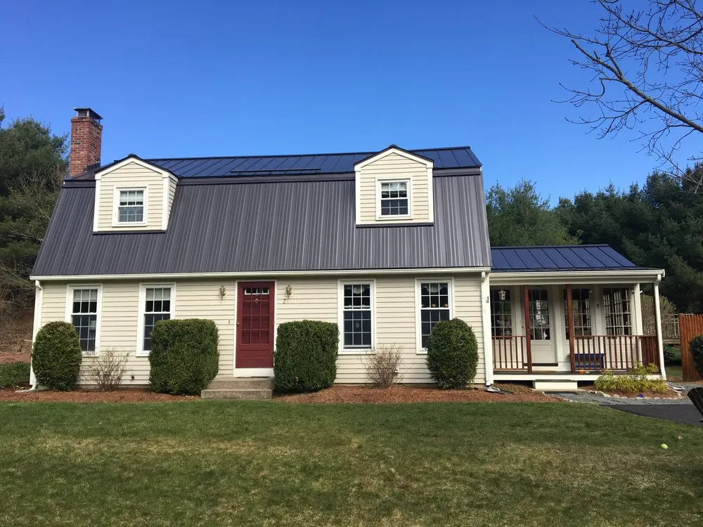 Slide of Modern Standard Seam Metal Roofing