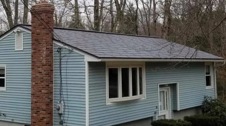 Slide of Modern Standard Seam Metal Roofing