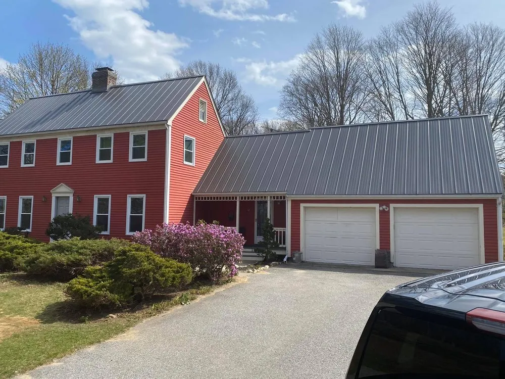 Slide of Modern Standard Seam Metal Roofing