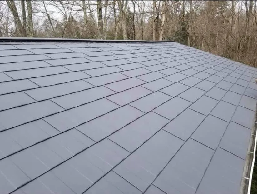 Slide of Modern Standard Seam Metal Roofing