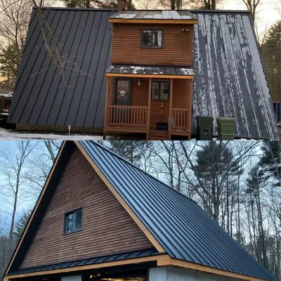 Modern Standard Seam Metal Roofing