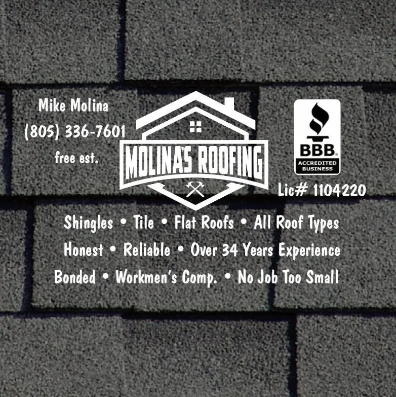 Slide of Molina’s Roofing