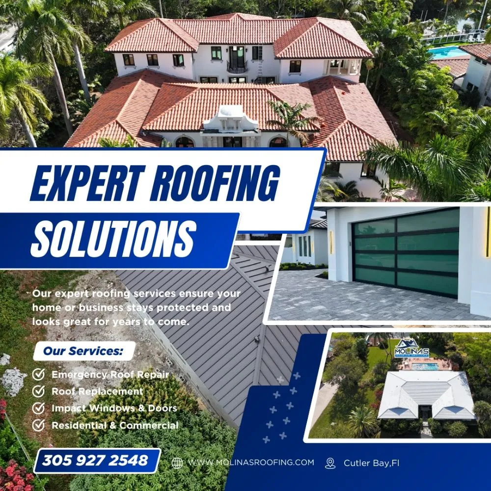 Slide of Molina's Roofing Services