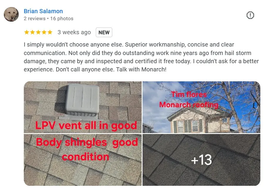 Slide of Monarch Construction & Roofing