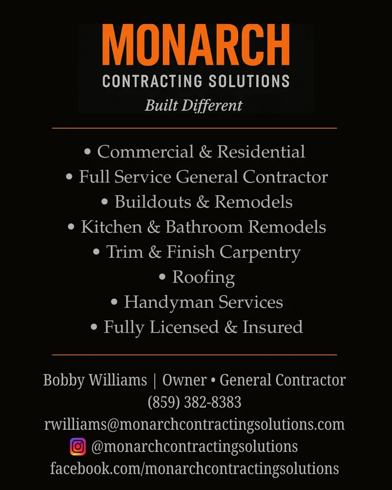 Slide of Monarch Contracting Solutions