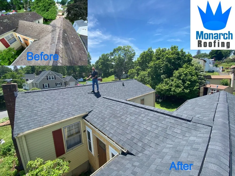 Slide of Monarch Roofing