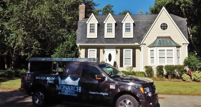 Slide of Monarch Roofing