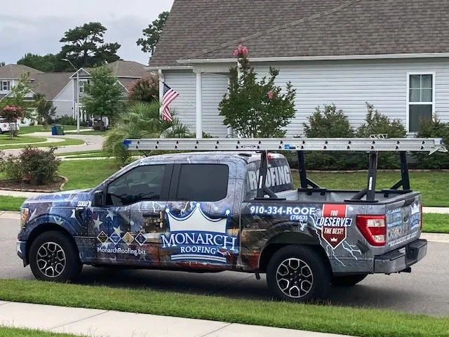 Slide of Monarch Roofing